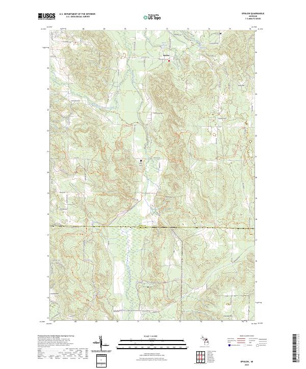 USGS Topographic Map – Epsilon