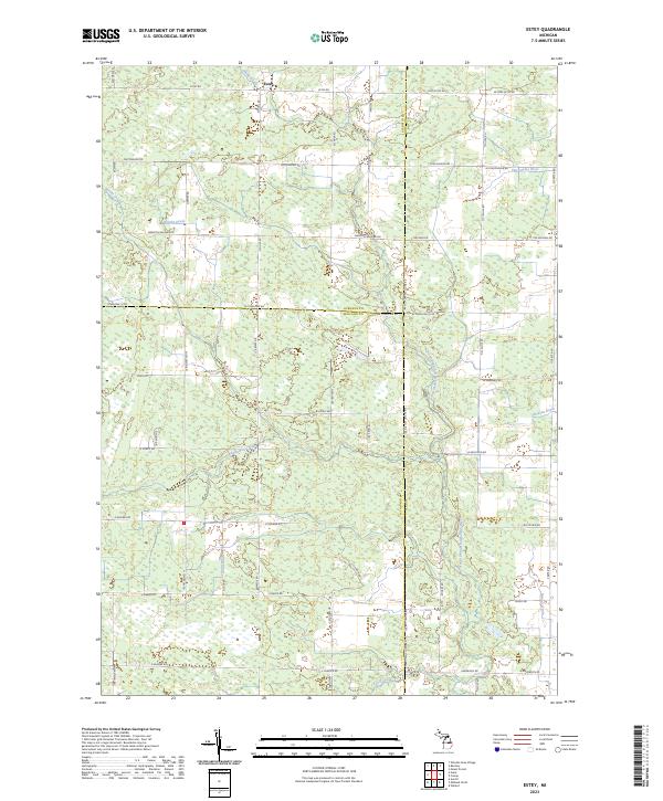 USGS Topographic Map – Estey