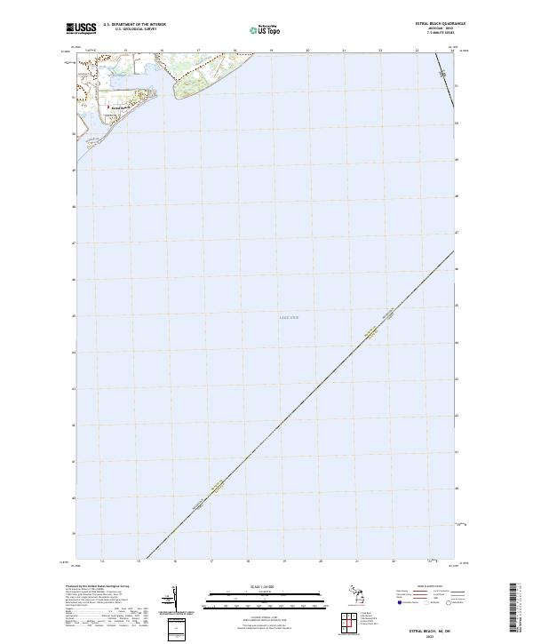 USGS Topographic Map – Estral Beach