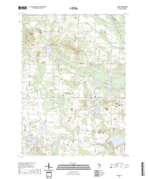 USGS Topographic Map – Evans
