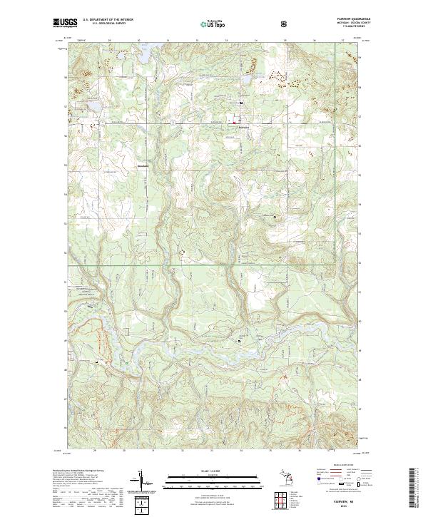 USGS Topographic Map – Fairview