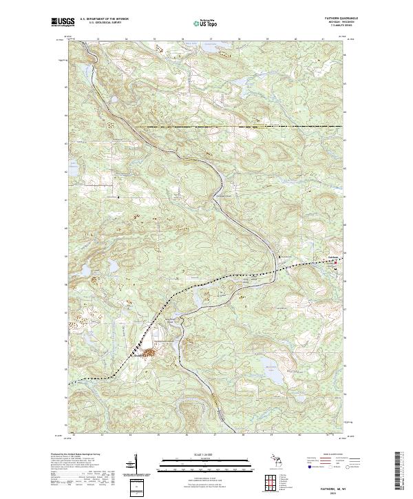 USGS Topographic Map – Faithorn