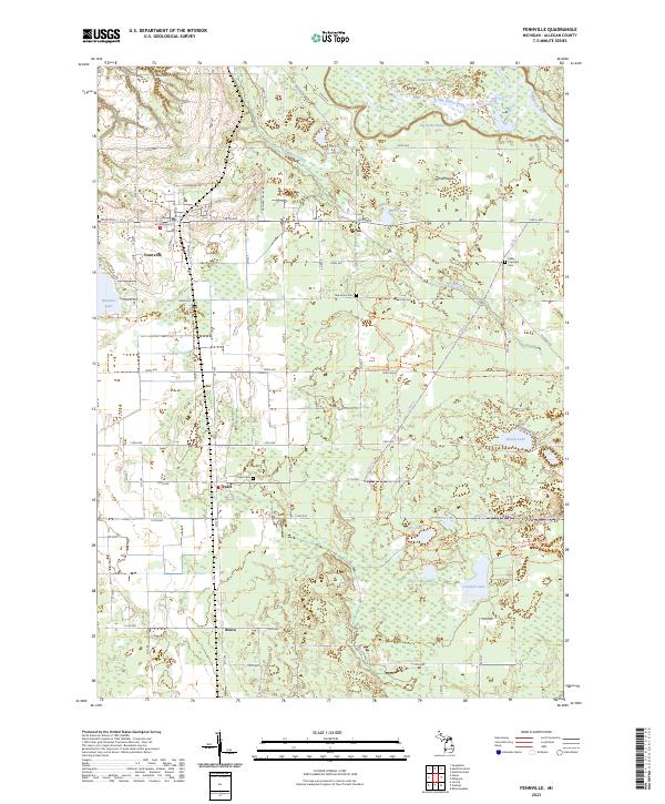 USGS Topographic Map – Fennville