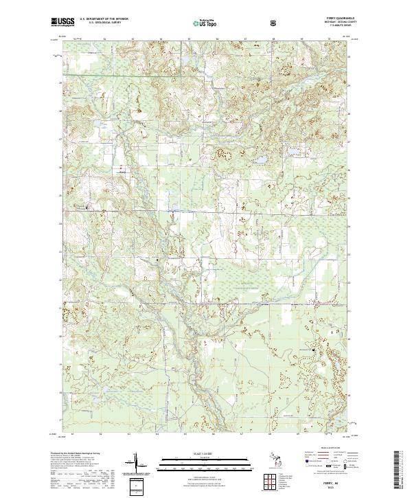 USGS Topographic Map – Ferry