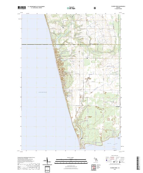 USGS Topographic Map – Flower Creek
