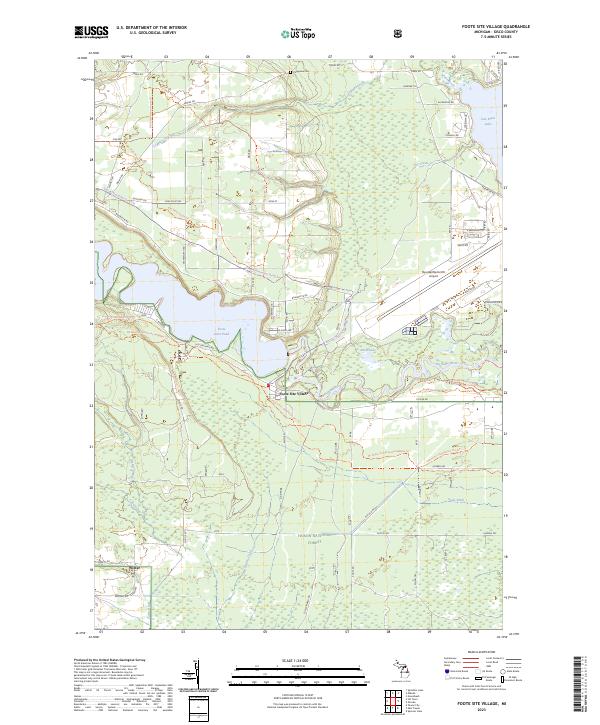 USGS Topographic Map – Foote Site Village