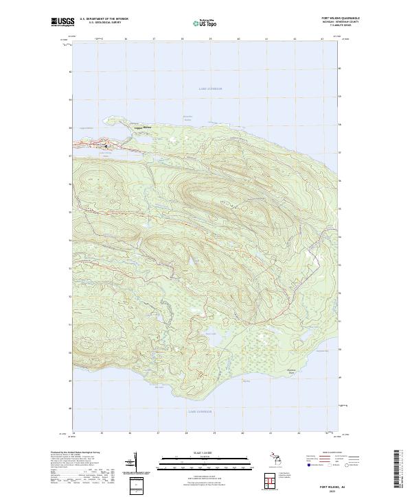 USGS Topographic Map – Fort Wilkins
