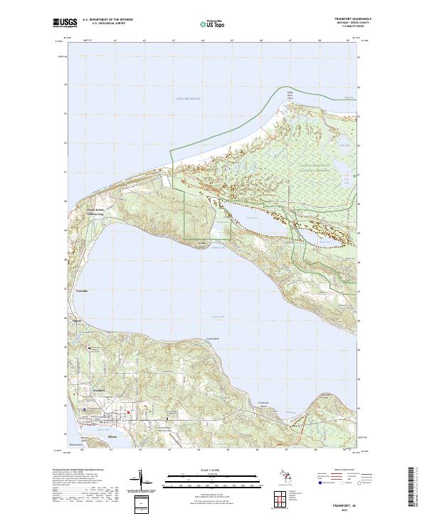 USGS Topographic Map – Frankfort