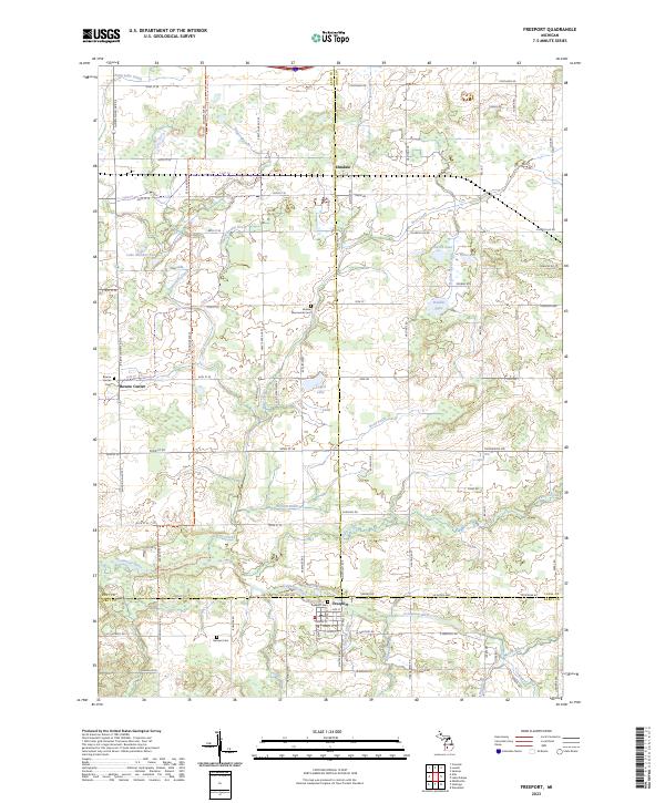 USGS Topographic Map – Freeport