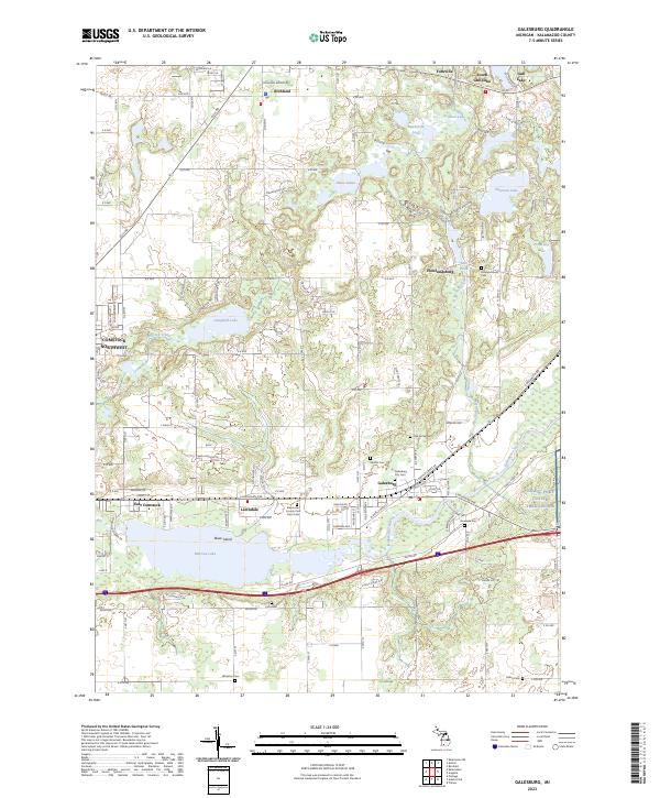 USGS Topographic Map – Galesburg