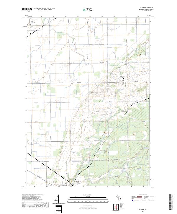 USGS Topographic Map – Gilford