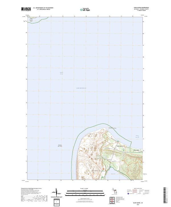 USGS Topographic Map – Glen Haven