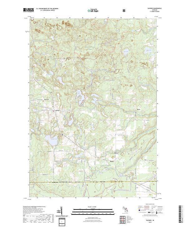 USGS Topographic Map – Glennie