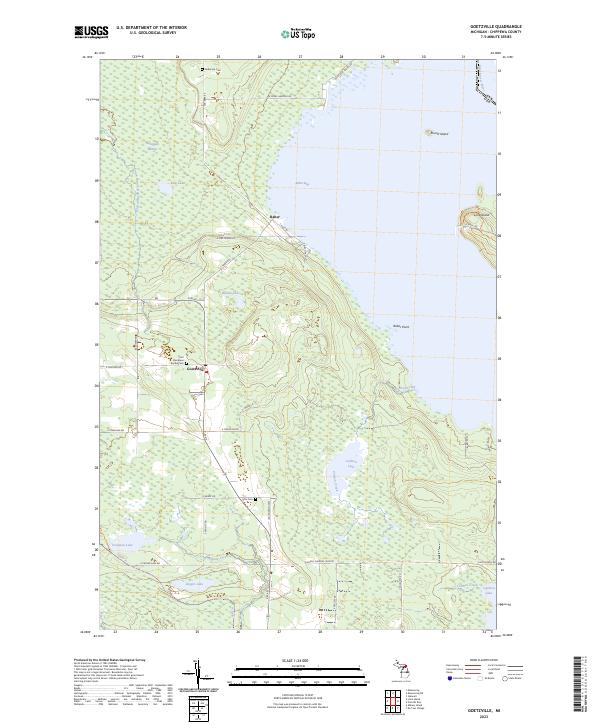 USGS Topographic Map – Goetzville