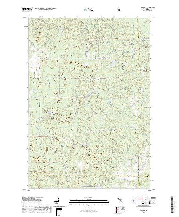 USGS Topographic Map – Goodar