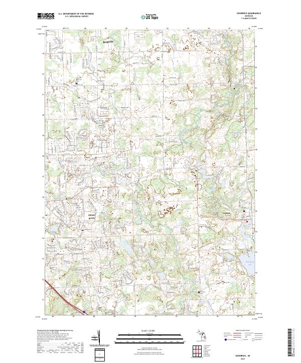 USGS Topographic Map – Goodrich