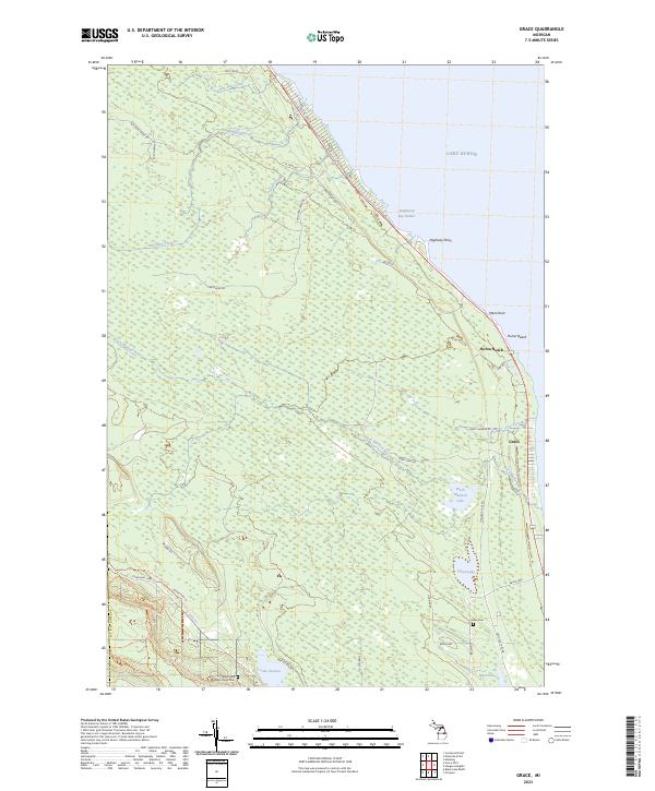 USGS Topographic Map – Grace
