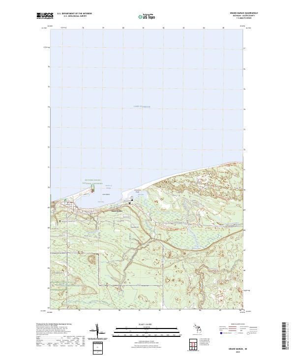 USGS Topographic Map – Grand Marais