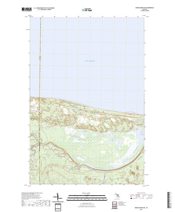 USGS Topographic Map – Grand Marais NE