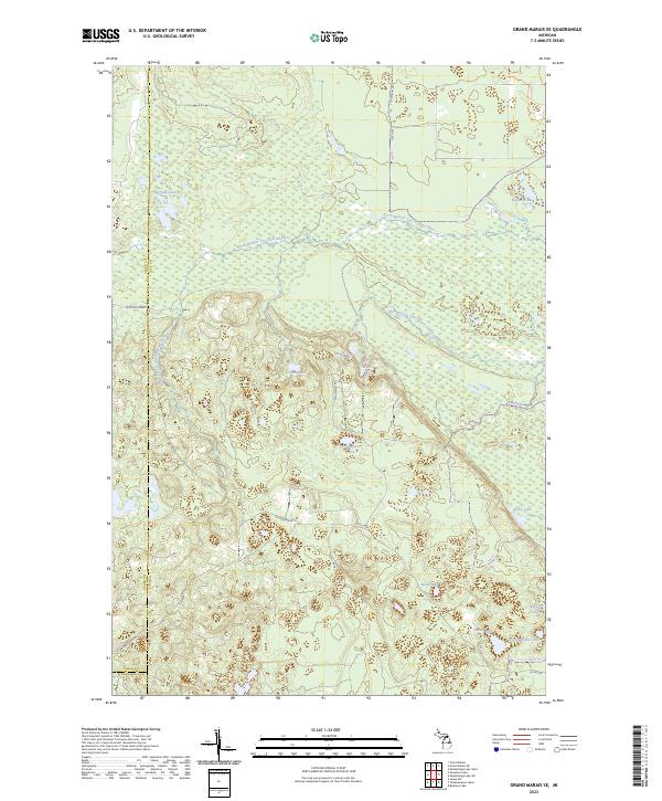 USGS Topographic Map – Grand Marais SE
