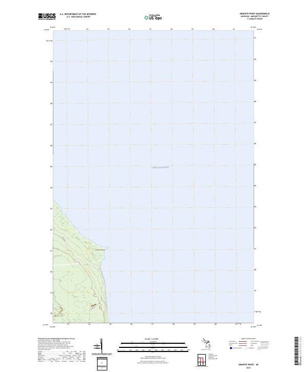 USGS Topographic Map – Granite Point