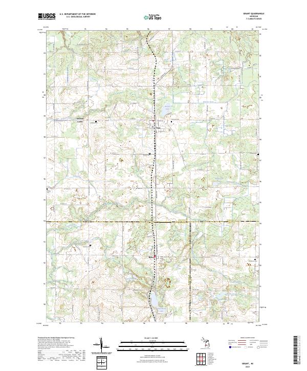 USGS Topographic Map – Grant