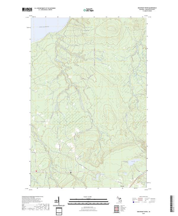 USGS Topographic Map – Graveraet River