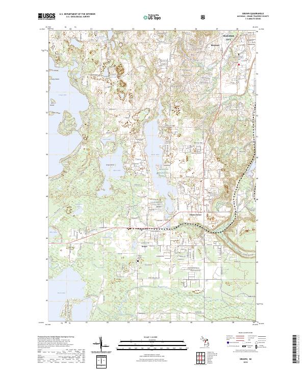 USGS Topographic Map – Grawn