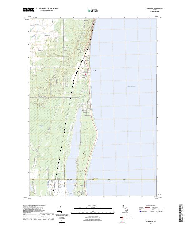 USGS Topographic Map – Greenbush