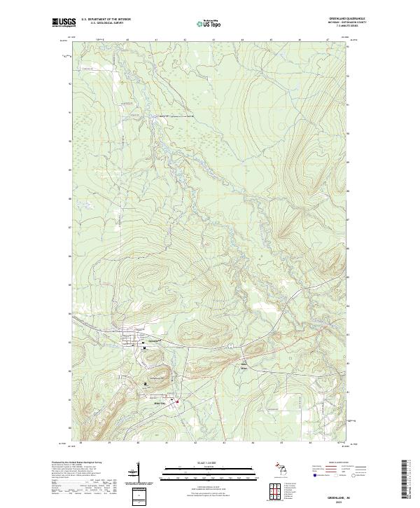 USGS Topographic Map – Greenland