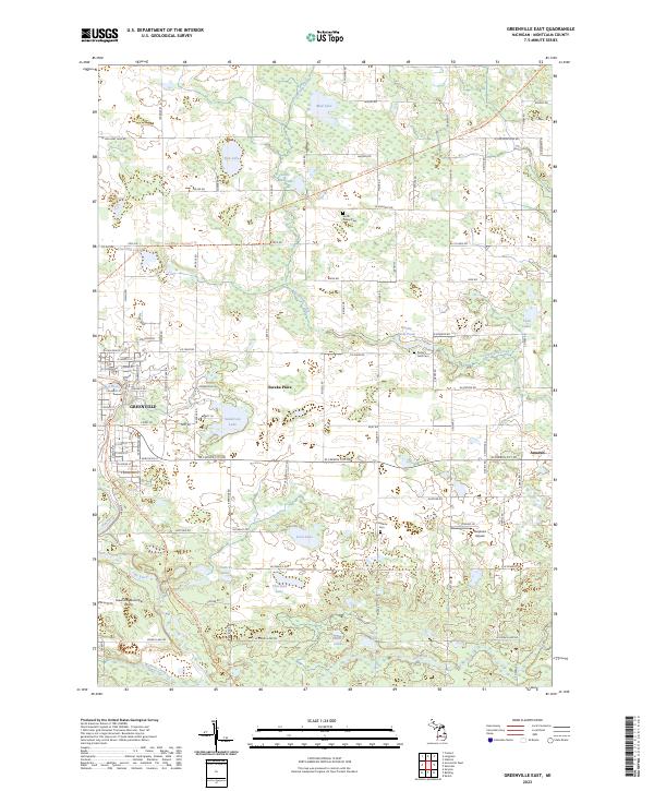 USGS Topographic Map – Greenville East