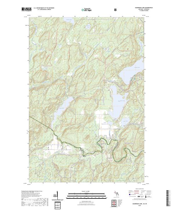 USGS Topographic Map – Hagerman Lake