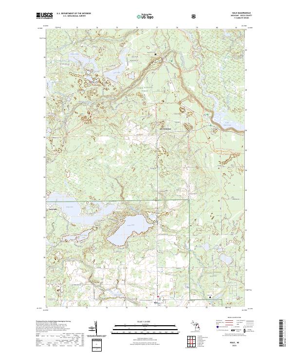 USGS Topographic Map – Hale