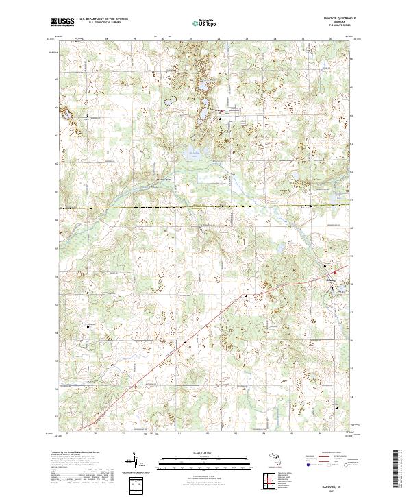USGS Topographic Map – Hanover