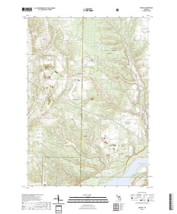 USGS Topographic Map – Harlan