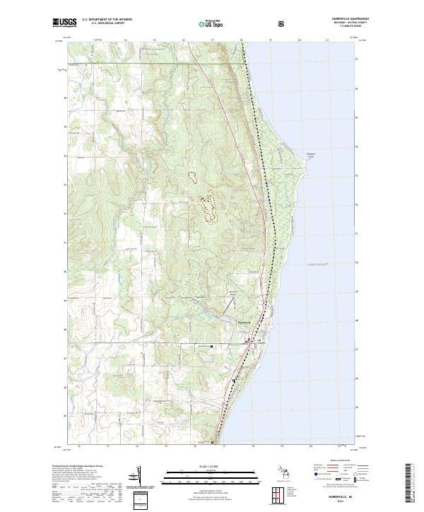 USGS Topographic Map – Harrisville