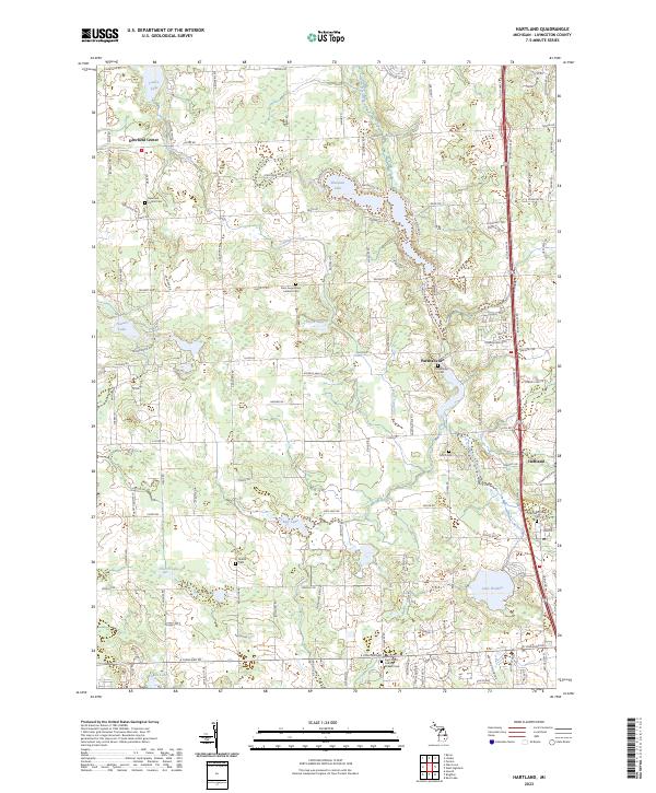 USGS Topographic Map – Hartland