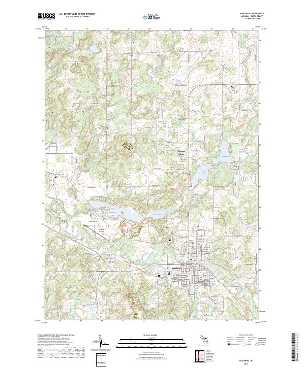 USGS Topographic Map – Hastings