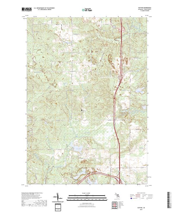 USGS Topographic Map – Hatton