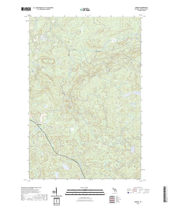 USGS Topographic Map – Herman