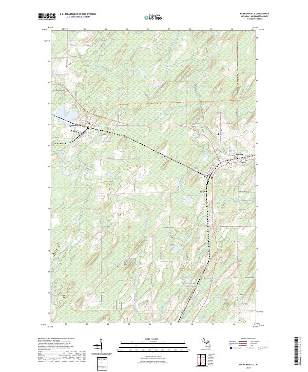 USGS Topographic Map – Hermansville