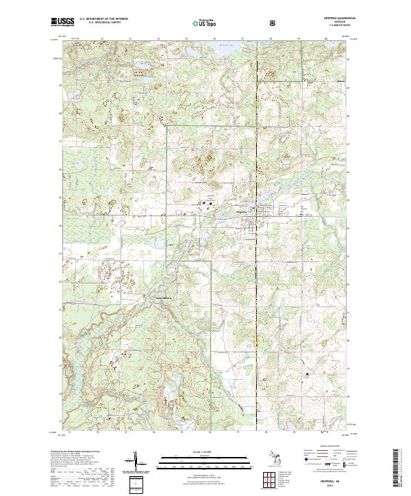 USGS Topographic Map – Hesperia