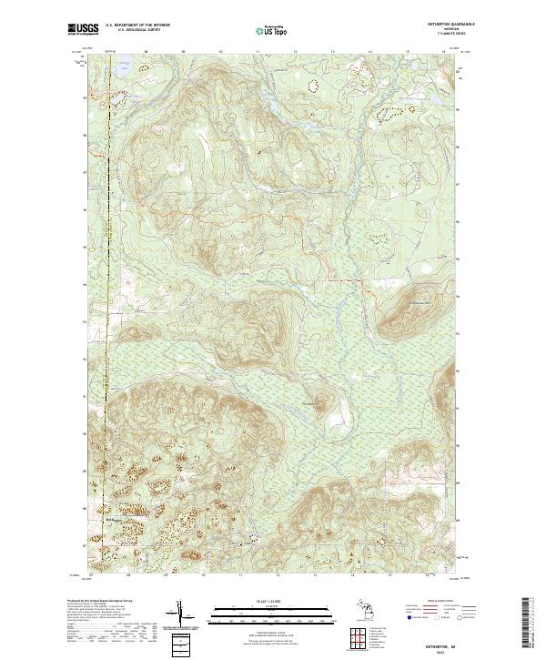 USGS Topographic Map – Hetherton