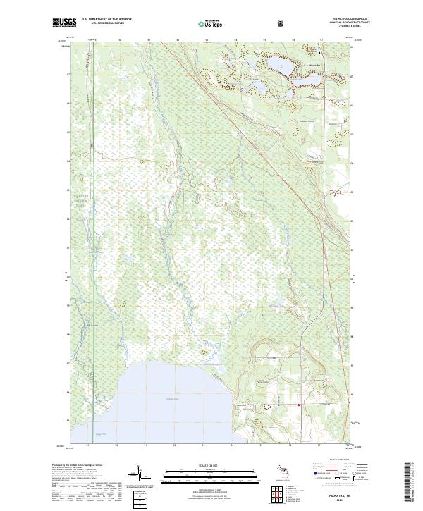 USGS Topographic Map – Hiawatha