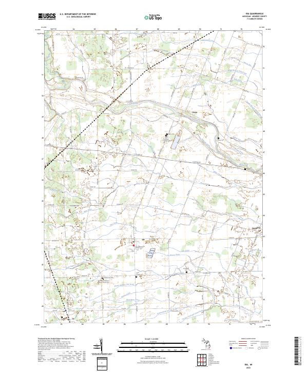 USGS Topographic Map – Ida