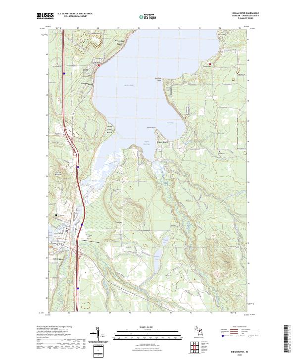 USGS Topographic Map – Indian River