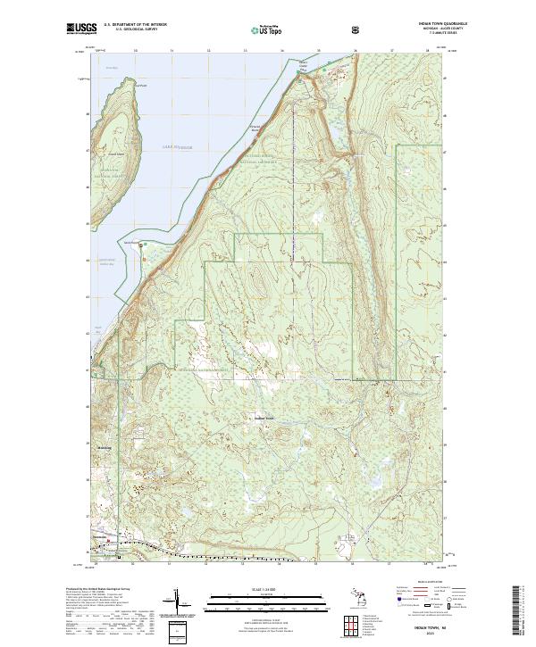 USGS Topographic Map – Indian Town