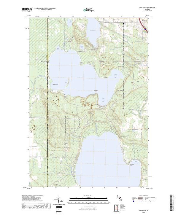 USGS Topographic Map – Indianville