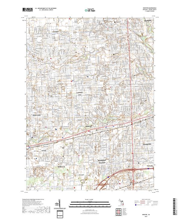 USGS Topographic Map – Inkster