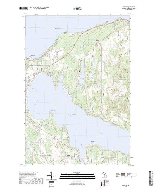 USGS Topographic Map – Ironton